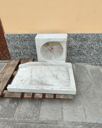 lavandino cucina in marmo