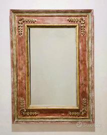 Specchiera fiorentina artigianale decapé