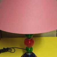 Lampada classica con sfere di Murano