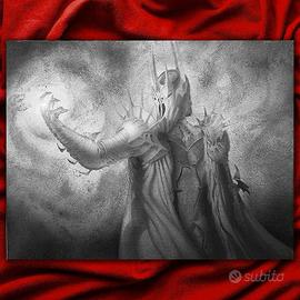 Sauron da "Il Signore degli Anelli"_Tecnica mista