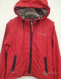 giubbino Woolrich rosso con cappuccio taglia 8 ann