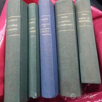 Lotto 5 libri d'epoca, titoli in descrizione 