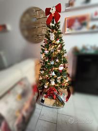 albero di Natale slim 180cm