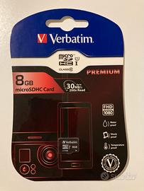 Verbatim MicroSDHC 8GB Classe 10 Premium