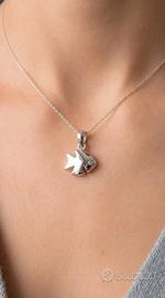 Ciondolo in argento 925 con punto luce