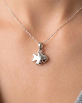 Ciondolo in argento 925 con punto luce