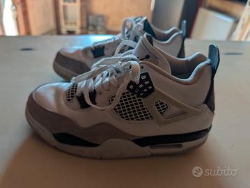 scarpe Nike  Jordan 4 retro military black