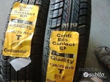 Coppia di gomme 135 70 15 continental