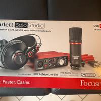 FOCUSRITE Scarlett Solo Studio (2nd gen) + acces