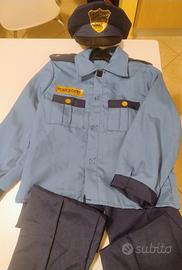 costume poliziotto 5-6 anni