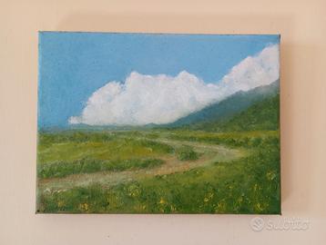 Olio pittura, 24x18 cm