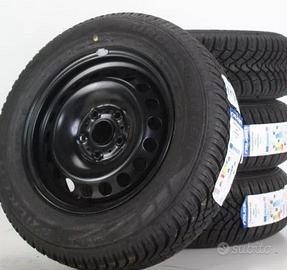 Kit 4 Cerchi Ferro + Pneu Inv 205/55 R16 91H