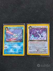 Carte Pokemon dark golduck+dark dragonair 1ed.
