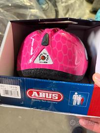 Casco bicicletta da bambina Abus rosa