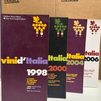 4 Volumi Vini d’Italia Gambero Rosso, 98,00,04,06