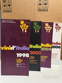 4 Volumi Vini d’Italia Gambero Rosso, 98,00,04,06
