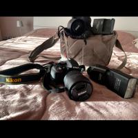 Nikon reflex macchina fotografica obiettivo flash