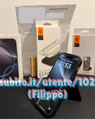IPhone 16 Pro Nero 128GB Garanzia Accessori Perfet