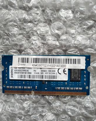 Kingston RAM so-dimm DDR3L da 4Gb