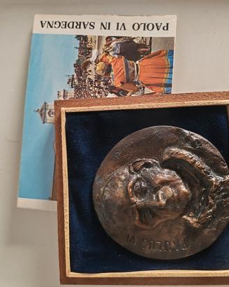 Franco D'Aspro rara placca medaglia bronzo  