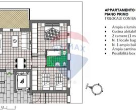 TRILOCALE PRIMO PIANO CON BOX SINGOLO