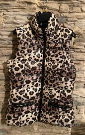 Gilet smanicato sleeveless leopardato