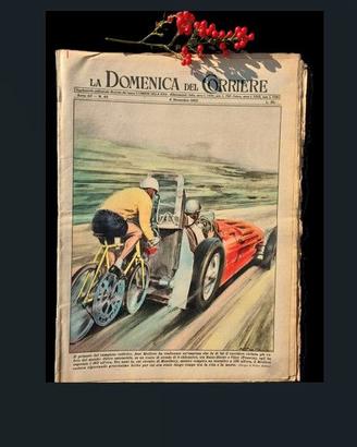 La Domenica del Corriere 6 novembre 1955 Mussolini
