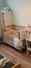 Lettino bambino Ikea Gulliver + materasso Giordani