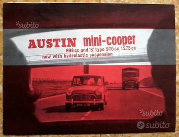 Dépliant Austin Mini Cooper S 970 e 1275