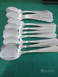 cucchiai da gourmet vintage argento