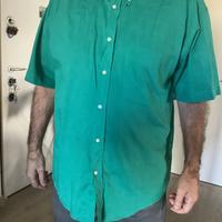 Camicia verde mezze maniche uomo