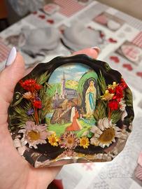 immagine vintage Madonna di Lourdes 