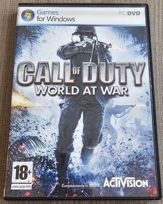 Call of Duty World at War pc dvd-rom italiano