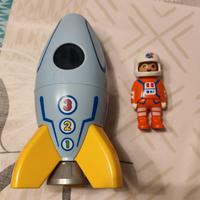 Playmobil 1 2 3 razzo con astronauta mod. 70186