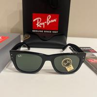 Ray-Ban Mega Wayfarer Nero occhiali da sole nuovi