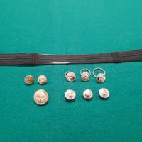 BOTTONI + SOGGOLO CARABINIERI ELMETTO ITALIANO