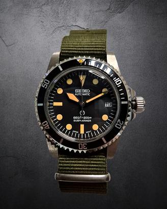 SEIKO MOD MILSUB VINTAGE, NH35 AUTOMATICO, NUOVO