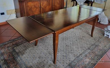 Tavolo allungabile intarsio stella 168-253cm