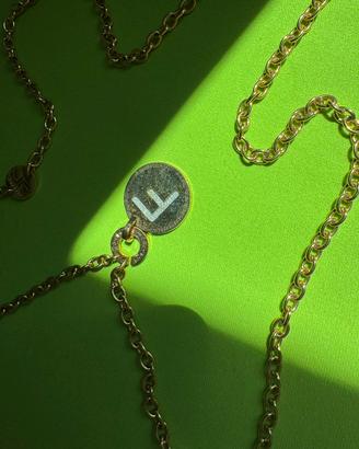 Collana rebecca con iniziale F