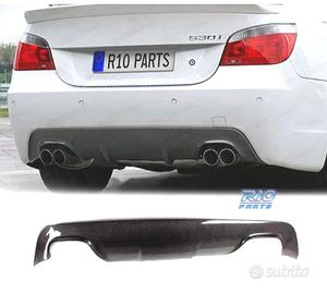 DIFFUSORE BMW E60 03-10 LOOK M DOPPIA USCITA CARBO