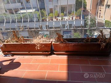 COPPIA  VASI TERRACOTTA 