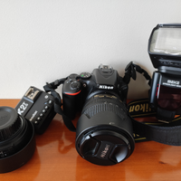 Nikon D5600, obiettivi, flash, trigger