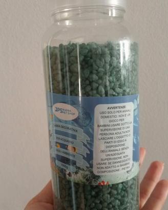sabbia decorativo per acquario 