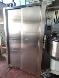 armadio chiuso acciaio inox 120x55 x 220