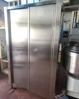 armadio chiuso acciaio inox 120x55 x 220