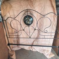 Letto in ferro  battuto ed altro