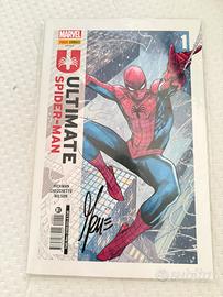 Ultimate Spider Man Checchetto regular autografato