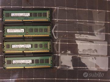 RAM 16GB 4x4GB DIMM DDR3 1.5V 1600MHz