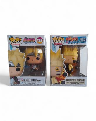 Funko POP Lotto 2 Figure Naruto 932 Boruto 1356 NM