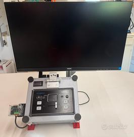 Mini regia Feelworld LivePro1 con case e monitor